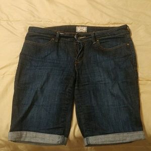 Levi's dark denim 545 bermuda shorts, size 8